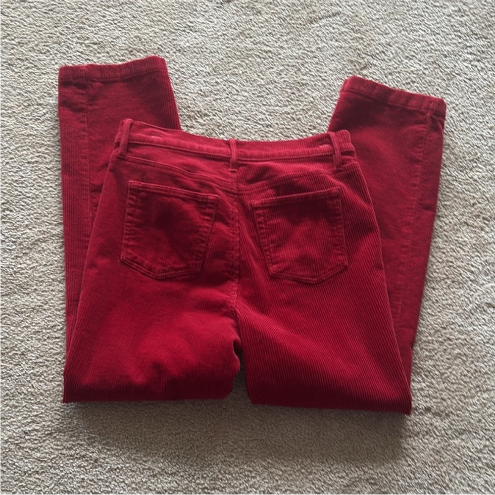 LOFT Vibrant Red Corduroy Pants
High Rise Straight Leg - Picture 6 of 10